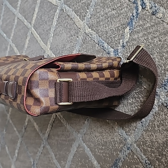 Louis Vuitton Damier Ebene Leather Broadway Messenger Laptop Bag. Men's/ Women's - Picture 8 of 17